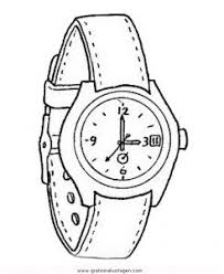 Armbanduhr Malvorlage Coloring And Malvorlagan