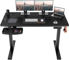 Manual standing desks, on the other hand, have different kinds of cranks to put the table into a it is an adjustable, quality standing desk which enables you to work according to your desired position. Putorsen Electric Height Adjustable Standing Desk 48 X 24 Inches Sit Stand Home Office Table With Splice Board