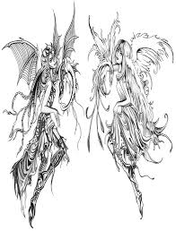 Check spelling or type a new query. Good Evil Angels Tattoo Design By 13star On Deviantart