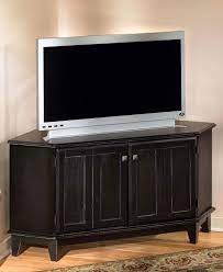 The corner tv cabinet or stand is one of the different types of tv furniture you will come across. Antique Black Finished Plasma Tv Corner Cabinet Corner Cabinet Black Tv Cabinet Flat Screen Tv Stand