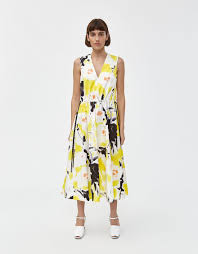 Dries Van Noten Dampin Dress In Yellow Contemporary Outfits Dresses Clothes For Women