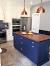 Modern Navy Kitchen Cabinets