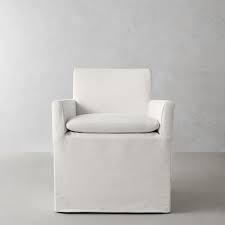 Chair covers & slipcovers : Laguna Slipcovered Dining Armchair Williams Sonoma