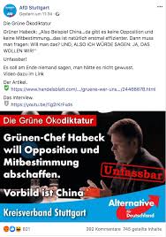Robert habeck zählt zu den beliebtesten politikern deutschlands. Will Habeck Ein System Wie In China Virales Video Verzerrt Aussage Des Grunen Politikers