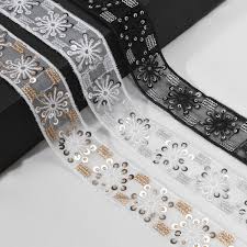 Maybe you would like to learn more about one of these? Vogue Floral Pattern Tulle Lace Black Sequin Trim Buy Black Sequin Trim Black Tulle Lace Sequin Trim Black Floral Shape Tulle Lace Sequin Trim For Garments Dresses Product On Alibaba Com