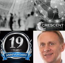 Derek Bonner celebrating 19 years with Crescent.