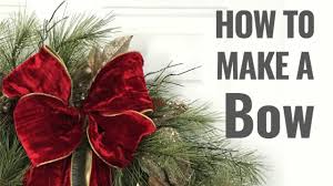 To make a bow for the top of your christmas tree, you'll need a spool of wire ribbon. Christmas Bow You Can Make Yourself Step By Step Tutorial