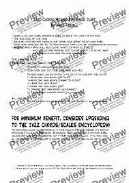 Jazz Chords Scales Reference Chart Handout C Jazz Chords And Scales For Worksheets By Mark Feezell Ph D Sheet Music Pdf File To Download