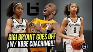 Gianna gigi bryant the lovely gianna bryant aka gigi was the second eldest daughter of the amazing nba legend. Kobe S Daughter Gigi Bryant Goes Off W Kobe Coaching Against Older Players Youtube