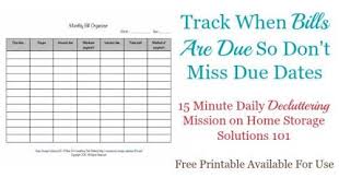 Maybe you would like to learn more about one of these? Printable Monthly Bill Organizer To Make Sure You Pay Bills On Time