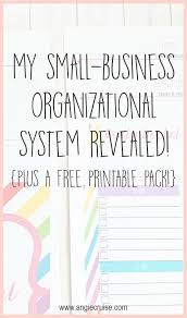 My Small Business Organization System Angie Cruise Blog Small Business Organization Business Organization Printables Small Business Finance