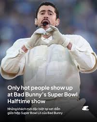 This year's #SuperBowl halftime show, headlined by @badbunnypr, faced  unexpected competition from an “All-American halftime” narrative. Still,  the @nfl leaned fully into spectacle, delivering surprise appearances by  @ladygaga and @ricky_martin. Swipe to