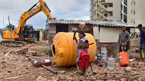 Civic body continues demolition of illegal structures in Bengaluru
