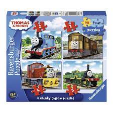 Thomas and friends games are fun online, because it's very interesting to travel by train with your loyal friends. Thomas Amp Friends Puzzle 4 In 1 Thimble Toys