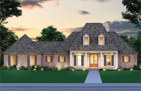 French country house plan, country french house plan, south. One Story Southern Acadian Style House Plan 3327 Monroe