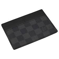 Buy the best and latest lv card holder on banggood.com offer the quality lv card holder on sale with worldwide free shipping. Louis Vuitton Card Holder In Damier Monogram Dark Grey Cloth Ref 185323 Joli Closet