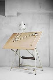 This Architectural Drawing Table Was Designed And Produced By Rotanex Pool N V Wormerveer In The Nethe Drawing Table Architecture Drawing Wooden Architecture