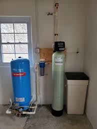 Similar to gravity filters, the media in pressure filter is usually sand or a combination of media also called multimedia filters. Water Softener Sediment Filter And Pressure Tank Install Water Treatment Water Purification System Water Softener