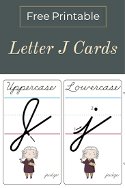 With that in mind, it's important to note that cursive has many different styles and fonts and this page focuses on d'nealian cursive. How To Make A Cursive J Printable Cards Primarylearning Org Free Homeschool Resources Teaching Homeschool Cursive J