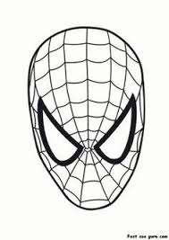 Printable Superheroes Spiderman Maske Coloring Pages Printable Coloring Pages For Kids Superhero Coloring Pages Spiderman Pumpkin Spiderman Pumpkin Stencil