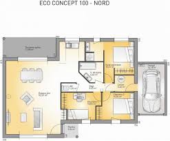Millésime 2017 allie à la perfection le style des maisons du nord de la france et le style industriel. Eco Concept 100 De Maisons France Confort 5 Pieces 100 M How To Plan Floor Plans Home