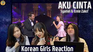 Aug 15, 2017 · syamel & ernie performing their 1st official duet song, aku cinta. Korean Girls React To Aku Cinta Syamel Ernie Zakri Blimey Youtube