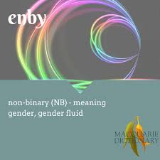 Macquarie Dictionary Enby Nb Non Binary Meaning Gender Gender Fluid Learnhebrew Learn Hebrew Today Learn Hebrew Binary Meaning Word Study
