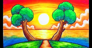 Impasto landscape oil pastel painting lesson. Sketsa Menggunakan Oil Pastel Sketsa Menggunakan Oil Pastel Cara Menggambar Sketsa Dasar Hendaknya Dibuat Dengan Goresan Garis Tipis Menyerupai Bentuk Objek Secara Keseluruhan Guitarheroit