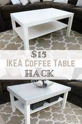 We bought the lack ikea coffee table and put in together. To See The Updated Version Click Here Well Hello There I M Suffering With Some Serious Si Ikea Coffee Table Ikea Lack Coffee Table Coffee Table Hacks