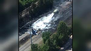 The plane crashed less than a kilometre from the runway at the karachi airport. Savannah Plane Crash Air National Guard C 130 Plane Crashes On Road Today Cbs News