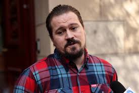 STEVEN JOHNSON COURT, Christopher Jarviss son Cale Jarvis (left) departs  from the Supreme Court of