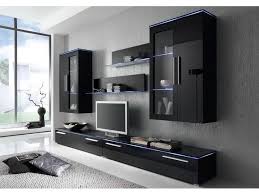 6tlg Anbauwand Hangevitrine Hochglanz Products Schwarz Tvelement Anbauwand 6 Tlg Hochglanz Schwarz 2 X In 2020 Tv Unit Decor Modern Tv Units Tv Unit Furniture