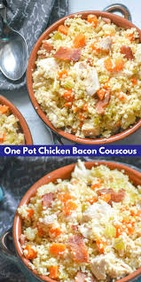 One Pot Chicken Bacon Couscous 4 Sons R Us Recipe Couscous Full Meal Recipes One Pot Chicken