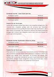 Namun kebanyakan perniagaan gagal bertahan walaupun dalam tempoh sesingkat tiga tahun kerana lemah dalam menguruskan kewangan dan pengurusan akaun. Laporan Pengarah Kewangan