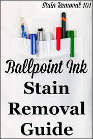 Hairspray is an unlikely but effective stain remover that you can use to remove your ink stain. Ballpoint Ink Stain Removal Guide Removing Pen Stains