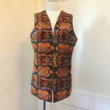 All psychedelic tapestries are available into multiple designs and patterns at royal furnish. Vintage 1960s Psychedelic Tapestry Vest By Aladdin Ne Gem