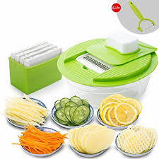Total ratings 4, $10.05 new. Multifunctional Vegetable Slicers With 5 Stainless Steel Blades Fruit Shredder Carrot Cutter Grater Kitchen Accessories Buy Online In Bahamas At Bahamas Desertcart Com Productid 57830311