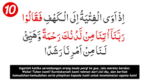 Ada pahala sunah dan manfaat besar. Surah Al Kahfi Ayat 1 10 Dan 101 110 Beserta Maksud Youtube
