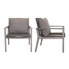 Electric outdoor heating gas outdoor heating. Gray Rope Loft Outdoor Lounge Chairs World Market