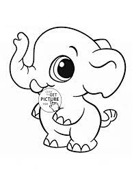 Here are some free printable cute baby elephant coloring pages for kids to print and color. Baby Elephant Coloring Pages For Kids Drawing With Crayons