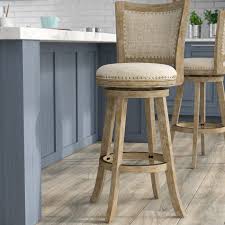 Greyleigh Joanne 29 Round Swivel Bar Stool Reviews Wayfair French Country Bar Stools Bar Stools Bar Furniture