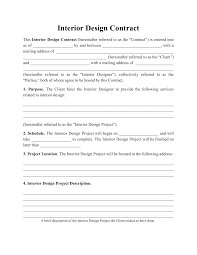 You can make any changes to the template, including. Interior Design Contract Template Download Printable Pdf Templateroller