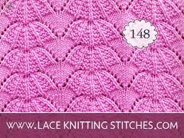 If you want to know how to knit a leaf shape, if you want leaf lace knitting patterns, small knitted leaves or even lace panel stitch with a diamond shape. Lace Knitting Stitches
