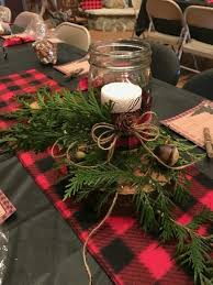 Buffalo Plaid Table Runner Country Christmas Decorations Christmas Centerpieces Rustic Christmas