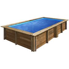 Piscine Bois Lemon Rectangulaire 3 75 X 2 00 X 0 68m Par Sunbay