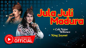 Tunggu apa lagi, jom tonton telemovie jula juli bintang cinta sekarang! Najar Wibowo Feat Sayuni Jula Juli Madura Official By Topten Production Official Video
