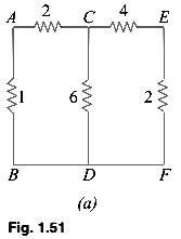 For example, a parallel circuit has a voltage of 9 volts and total current of 3 amps. Find The Equivalent Resistance Of The Circuit Given In Fig 1 51 A Between The Following Points I A And Sarthaks Econnect Largest Online Education Community