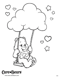 Sketch a thin rectangle as long as you want the car to be. Care Bears On Twitter Love A Lot Bear Is Sitting On Her Swing Waiting For You To Color Her Page Here Carebears Http T Co X9phevi0ci Http T Co 8laap7hprn