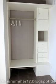 Baublog Hausnummer 17 Ikea Hack Eine Flur Garderobe Selber Bauen Vielleicht Auch Fur Den Eckkleidersc Garderobe Selber Bauen Garderoben Ecke Garderobe Ikea