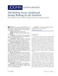 Www.keepwatch.com.au fact sheet 06, bathtime safety Pdf Tub Bathing Versus Traditional Sponge Bathing For The Newborn